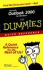 Microsoft Outlook 2000 for Windows for Dummies Quick Reference - Book