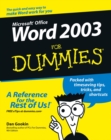 Word 2003 for Dummies - Book