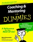 Coaching and Mentoring For Dummies - Book