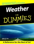 Weather For Dummies - Book