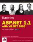 Beginning ASP.NET 1.1 with VB.NET 2003 - Book