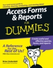 Access Forms and Reports For Dummies - Book