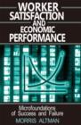 Worker Satisfaction and Economic Performance - Book