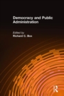 Democracy and Public Administration - Book