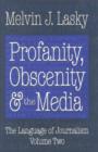 Profanity, Obscenity and the Media - Book