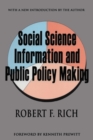 Social Science Information and Public Policy Making - Book