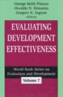 Evaluating Development Effectiveness - Book