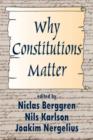 Why Constitutions Matter - Book