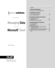 Managing Data with Excel - eBook