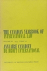 The Canadian Yearbook of International Law, Vol. 11, 1973 - Book