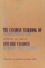 The Canadian Yearbook of International Law, Vol. 16, 1978 - Book