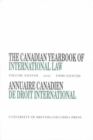 The Canadian Yearbook of International Law, Vol. 38, 2000 - Book