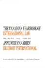 The Canadian Yearbook of International Law, Vol. 41, 2003 - Book