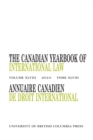The Canadian Yearbook of International Law, Vol. 48, 2010 - Book