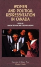 Women and Political Representation in Canada - Book