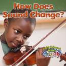 How Does Sound Change? - Book