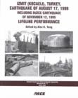 Izmit (Kocaeli) Turkey Earthquake of August 17 1999, Including Duzce Earthquake : Lifeline Performance - Book
