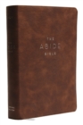 NKJV, Abide Bible, Leathersoft, Brown, Red Letter, Comfort Print : Holy Bible, New King James Version - Book