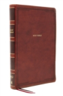 NKJV Holy Bible, Giant Print Thinline Bible, Brown Leathersoft, Red Letter, Comfort Print: New King James Version - Book