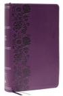 KJV Holy Bible: Large Print Single-Column with 43,000 End-of-Verse Cross References, Purple Leathersoft, Personal Size, Red Letter, (Thumb Indexed): King James Version - Book
