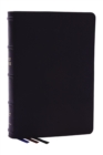 NKJV, Large Print Thinline Reference Bible, Blue Letter, Maclaren Series, Genuine Leather, Black, Comfort Print : Holy Bible, New King James Version - Book