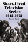 Short-lived Television Series, 1948-1978 : Thirty Years of More Than 1, 000 Flops - Book
