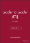 Leader to Leader (LTL), Volume 26, Fall 2002 - Book