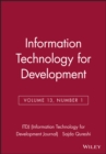 Information Technology for Development, Volume 13, Number 1 - Book