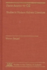 From Agnon to OZ : Studies in Modern Hebrew Literature - Book