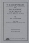 The Components of the Rabbinic Documents, From the Whole to the Parts : Vol. VII: SifrZ to Deuteronomy, Part I: Introduction and Parts 1-4 - Book