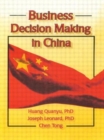 Business Decision Making in China - Book