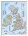 Britain And Ireland Flat Map : Wall Maps Countries & Regions - Book