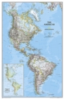 The Americas Classic, Tubed : Wall Maps Continents - Book