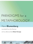Paradigms for a Metaphorology - Book