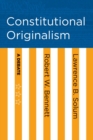 Constitutional Originalism : A Debate - eBook