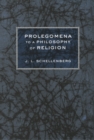 Prolegomena to a Philosophy of Religion - Book