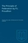 The Principle of Federation by P.J. Proudhon - Book