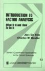 Introduction to Factor Analysis : What It Is and How To Do It - Book