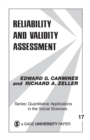 Reliability and Validity Assessment - Book