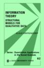 Information Theory : Structural Models for Qualitative Data - Book