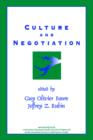 Culture and Negotiation : The Resolution of Water Disputes - Book