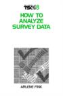 How to Analyze Survey Data - Book