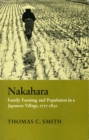 Nakahara : Family Farming and Population in a Japanese Village, 1717-1830 - Book