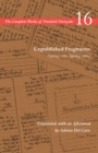 Unpublished Fragments (Spring 1885-Spring 1886) : Volume 16 - Book