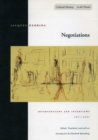 Negotiations : Interventions and Interviews, 1971-2001 - Book