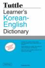 Tuttle Learner's Korean-English Dictionary : The Essential Student Reference - Book