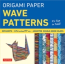 Origami Paper - Wave Patterns - 6 3/4 inch - 48 Sheets : Tuttle Origami Paper: Origami Sheets Printed with 8 Different Designs: Instructions for 8 Projects Included - Book