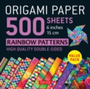 Origami Paper 500 sheets Rainbow Patterns 6 inch (15 cm) - Book