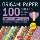 Origami Paper 100 sheets Kimono Patterns 6" (15 cm) : Double-Sided Origami Sheets Printed with 12 Different Patterns (Instructions for 6 Projects Included) - Book