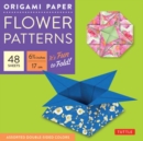 Origami Paper 6 3/4" (17 cm) Flower Patterns 48 Sheets : Tuttle Origami Paper: Double-Side Origami Sheets Printed with 8 Different Designs: Instructions for 6 Projects Included - Book